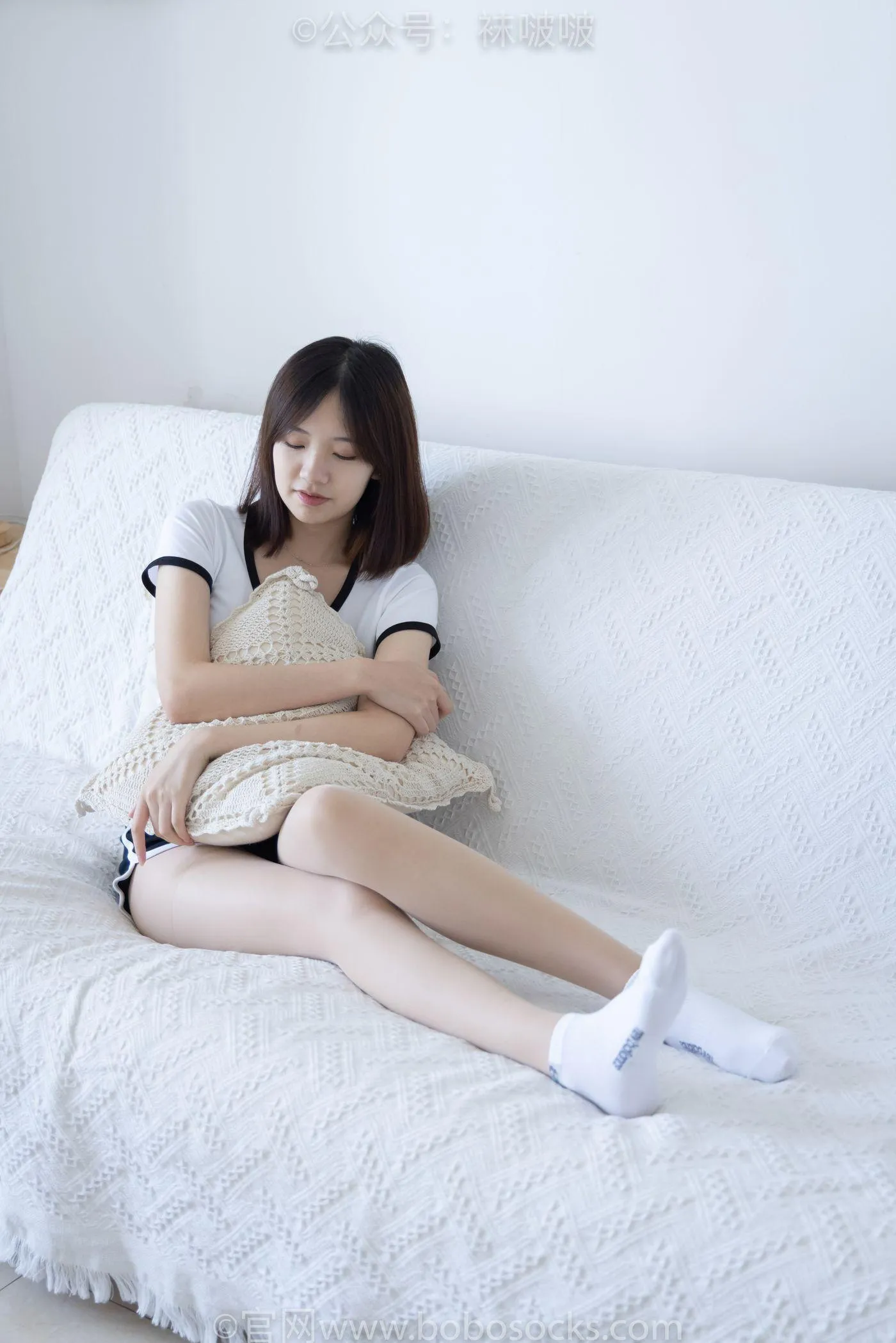 [BoBoSocks袜啵啵]NO.026 小甜豆-体操服、空军一号、白棉袜、肉丝 [149P]插图8